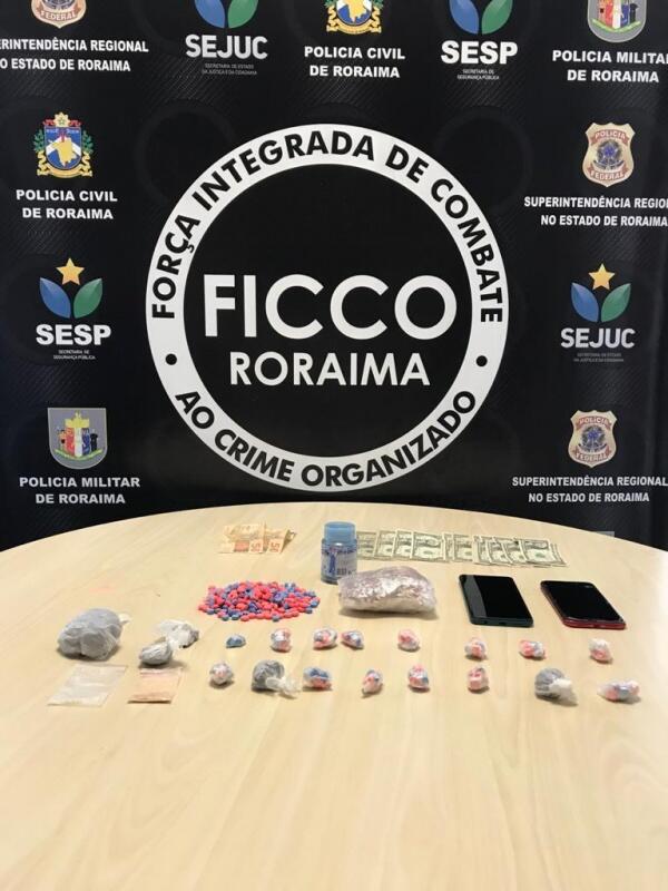 Material apreendido pela Ficco (Foto: PF/RR)