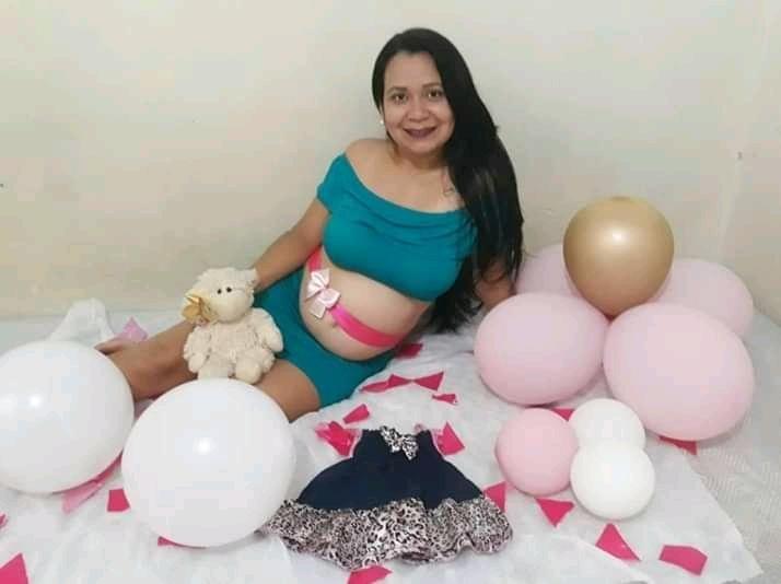 Katherine estava grávida de 41 semanas (Foto: Arquivo pessoal)