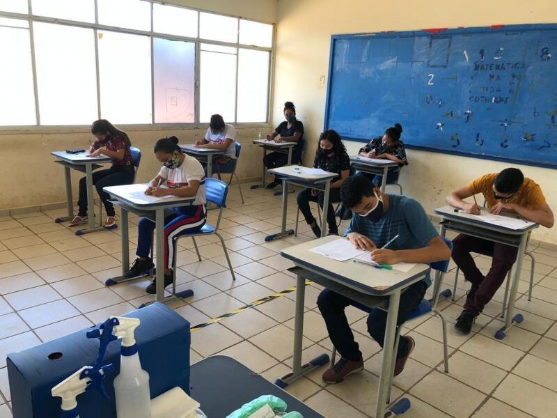 Os candidatos serão avaliados por meio de uma prova de redação seguido os protocolos de segurança contra a Covid-19 (Foto: Ascom/MPRR)