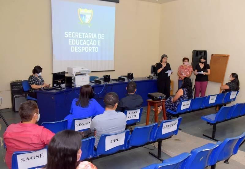 O sorteio foi realizado pela Comissão do Concurso Público no auditório da Secretaria de Educação e Desporto (Seed). (Foto: Divulgação)