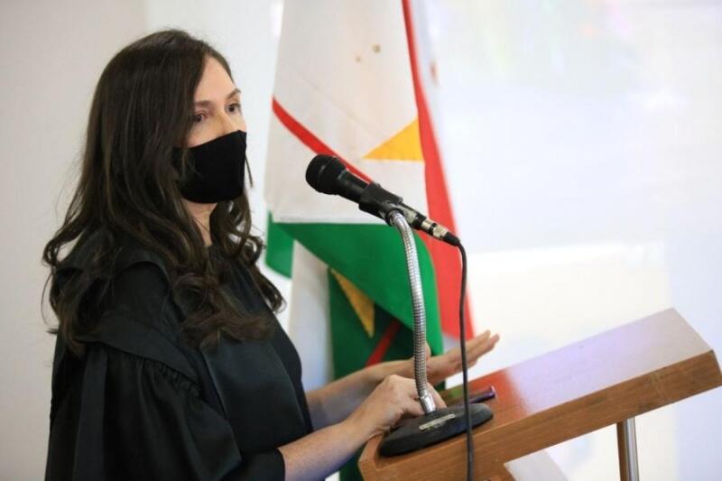 O evento de posse ocorreu na última quarta-feira, 23, logo após a cerimônia de transmissão do cargo de reitor do IFRR. (Foto: Ascom/IFRR)