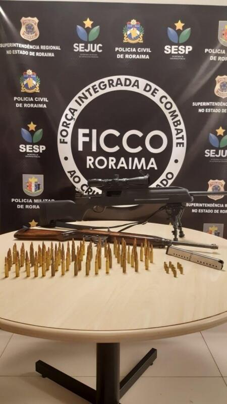 Material apreendido pela Ficco (Foto: PF/RR)