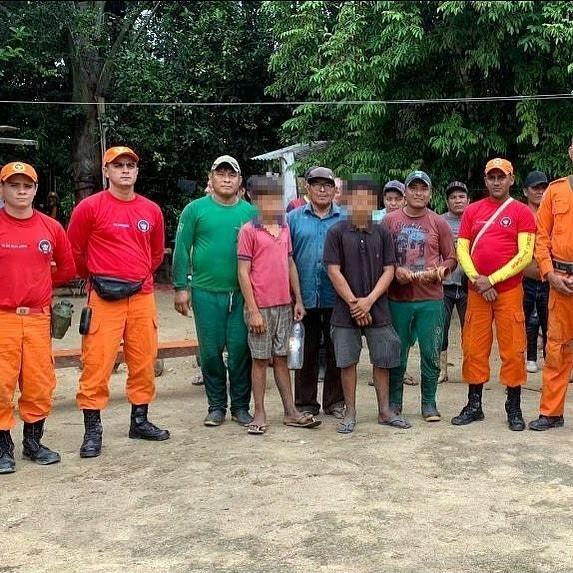 Os indígenas, sendo ambos adolescentes de 17 e 12 anos, se perderam na segunda-feira (18) (Foto: Divulgação)