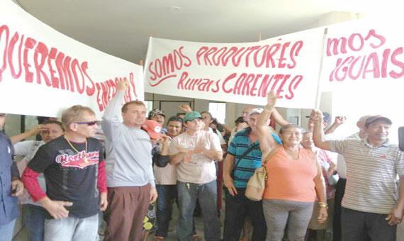 Moradores do Assentamento do Caju aguardam definição por parte do governo sobre regularização de lotes (Foto: Divulgação)