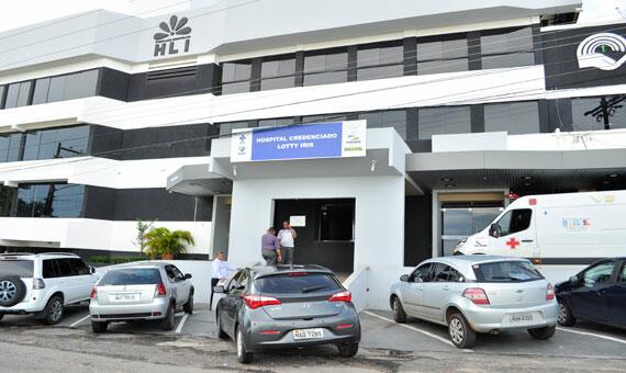 Hospital Lotty Iris, localizado no Centro de Boa Vista (Foto: Rodrigo Sales)