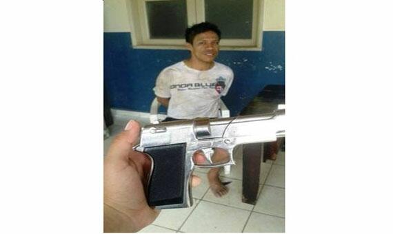 Daniel Batista, o “Mão de Paca”, foi recapturado no bairro Senador Hélio Campos (Foto: Divulgação)