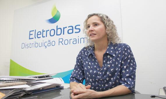 Gerente de Fiscalização da Eletrobras Roraima, Mara Rúbia Silvano: desvios já resultam em perdas de R$ 2 milhões (Foto: Diane Sampaio)