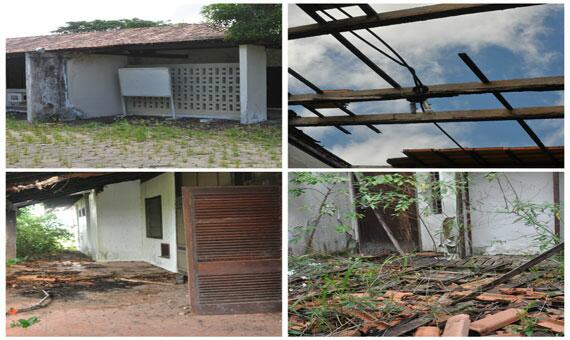 Apesar da limpeza superficial, estrutura da maioria dos prédios ainda está comprometida (Foto: Samara Cordeiro)