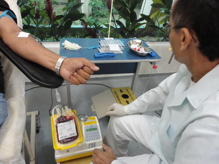 Em períodos festivos e de feriado prologado aumenta a demanda por sangue nos hospitais de urgência (Foto: Secom-RR)