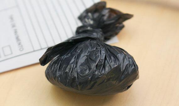 Trouxa de maconha apreendida por guardas civis na praça do Pintolândia (Foto: Diane Sampaio)