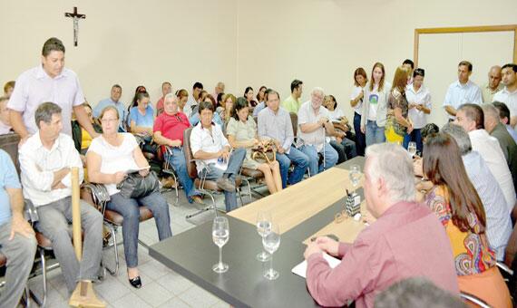 Produtores do Tucano e Serra da Lua durante reunião no Palácio Senador Hélio Campos (Foto: Divulgação)
