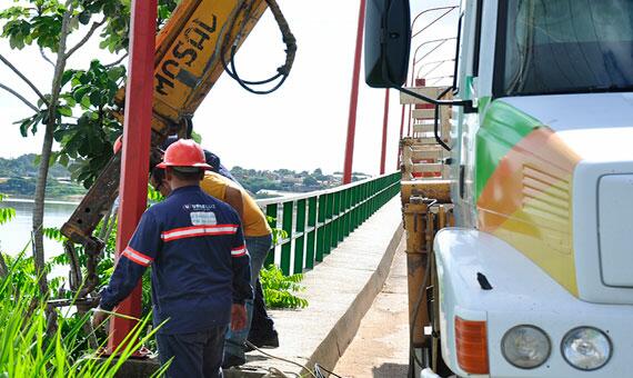 Reparo na fiação foi feito pela empresa terceirizada somente na terça-feira (Foto: Divulgação)