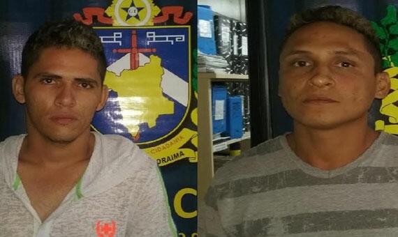 Jucivan de Magalhães e Jandson Magalhães foram presos anteontem (Foto: Divulgação)