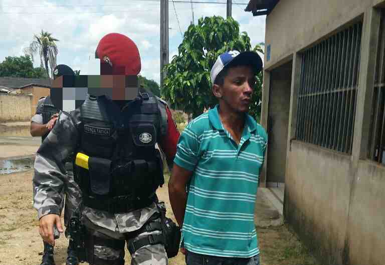 Euclides Lima Júnior foi preso hoje no bairro Sílvio Botelho