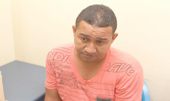 Alex Costa Pereira foi preso no bairro Asa Branca, acusado de latrocínio ocorrido em Altamira (Foto: Diane Sampaio)