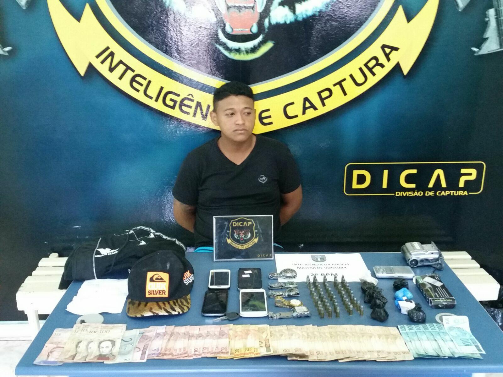 Acusado estava foragido da Pamc desde 19 de junho de 2015 (Foto: Divulgação/Dicap)