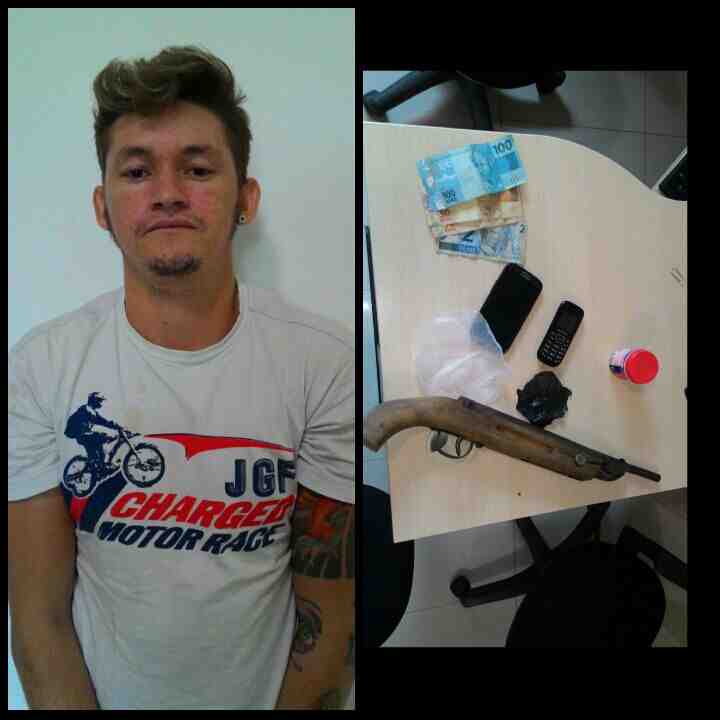 Diwesly Luan Araújo Sousa, de 23 anos, foi preso em flagrante ontem à noite
