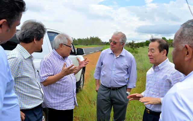 Os sul-coreanos foram aos campos de soja localizados entre Boa Vista e Bonfim, além de Alto Alegre (Fotos: Fernando Oliveira)