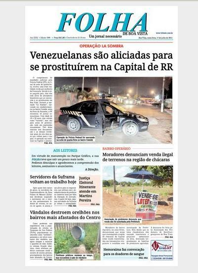 conteudo de folhabv.com.br