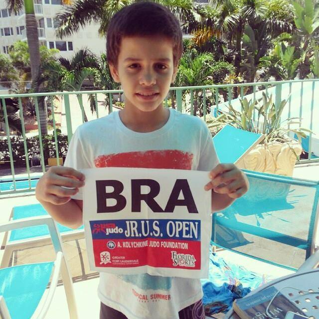 É o primeiro campeonato internacional do atleta de 12 anos
