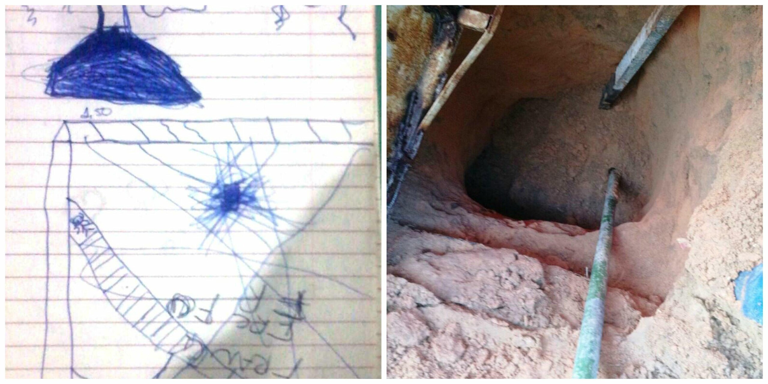 Túnel foi encontrado próximo a cozinha, área de uso dos detentos