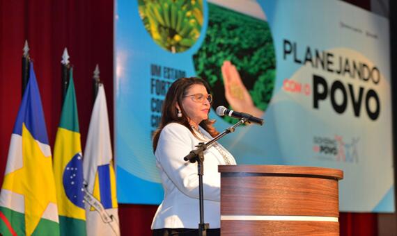 Governadora Suely Campos faz abertura do Fórum de Desenvolvimento Sustentável de Roraima (Foto: Divulgação)