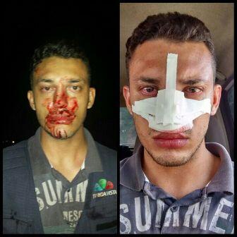 O cinegrafista afirma que os agressores não queriam que um dos envolvidos no acidente fosse filmado (Foto: Divulgação)