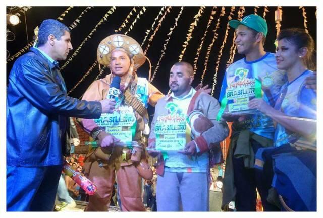 Grupo Eita Junino também levou os títulos de melhor animador e melhor casal de noivos durante campeonato ocorrido este final de semana, em Brasília (Foto: Divulgação)