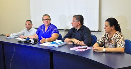 Secretaria de Educação convocou uma coletiva de imprensa para tratar sobre a greve dos professores na tarde desta segunda-feira, 10 (Foto: Rodrigo Sales)