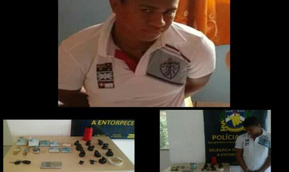 Mikael dos Santos é acusado de traficar droga na Capital e em Alto Alegre (Foto: Divulgação)