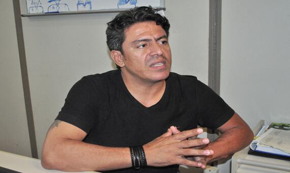 Coordenador de publicidade e cerimonial do TRE-RR, Orib Ziedson (Foto: Rodrigo Sales)