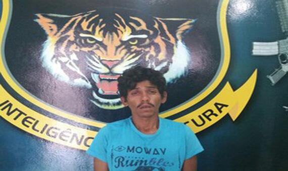 Balarama Castro estava foragido da Penitenciária e foi preso furtando uma casa (Foto: Divulgação)