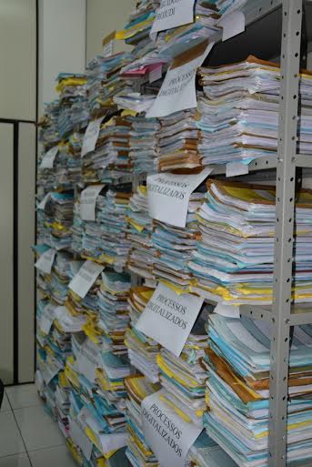 O trabalho para concluir o processo de digitalização durou quase um mês