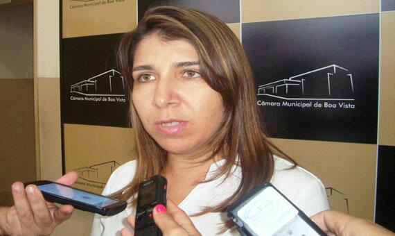 1ª vice-presidente da Câmara Municipal, vereadora Mirian Reis (Foto: Ribamar Rocha)