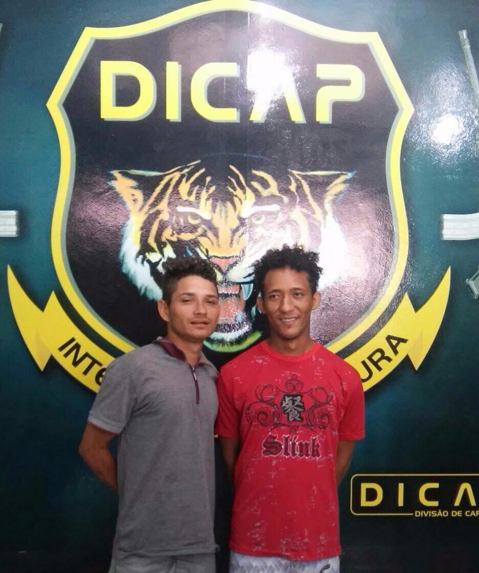 Os dois suspeitos foram identificados como Darlan da Silva Martins, de 25 anos e Anderson Borges de Castro, conhecido como Panela, de 23 anos (Foto: Divulgação)