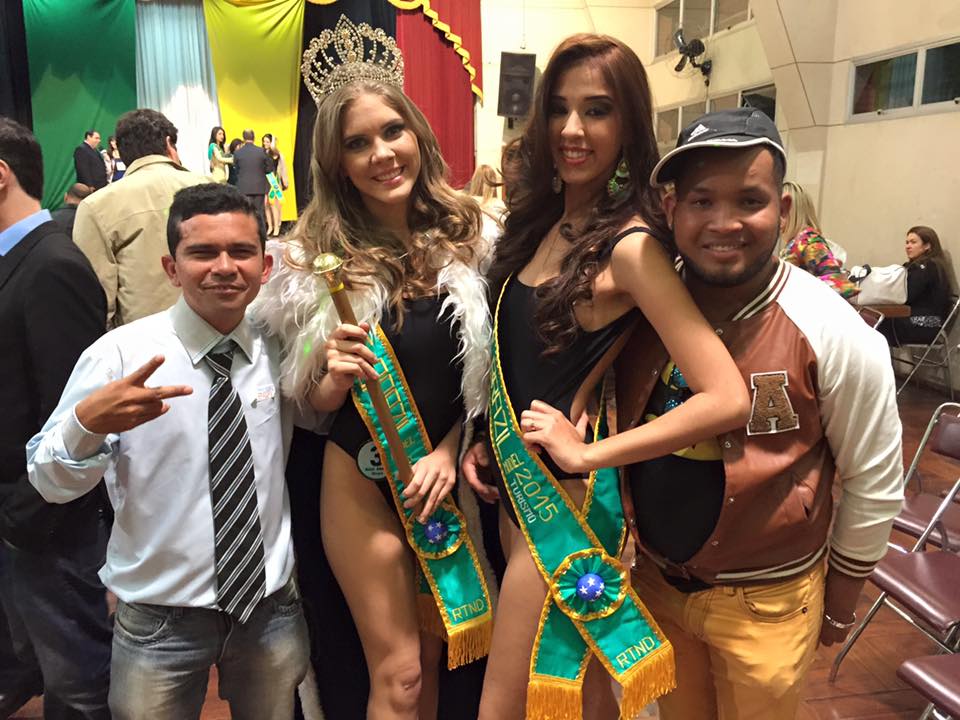 As roraimenses Liliana e Sarah foram as primeiras colocadas. Na foto com os coordenadores regionais Bruno Almeida  e  Anthony Osorio