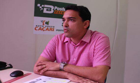 Presidente do Sindipostos-RR, José Neto: “Abrimos mão de 18% por uma questão de concorrência” (Foto: Diane Sampaio)