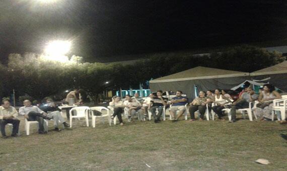 Professores continuam acampados na Esplanada do Palácio Senador Hélio Campos (Foto: Divulgação)