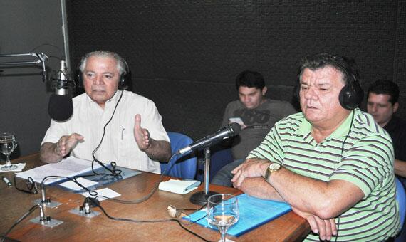 Consultor especial do Governo, Neudo Campos, e deputado estadual Gabriel Picanço: “Pedido de afastamento de Suely pelo MPC é político” (Foto: Samara Cordeiro)
