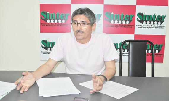 “A greve continua nas escolas da Capital”, garantiu o presidente do Sinter, Ornildo Roberto (Foto: Samara Cordeiro)