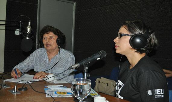 Superintendente do IEL, Lídia Coelho Tavares, e gerente de Educação, Samadar Oliveira (Foto: Samara Cordeiro)