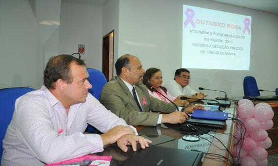 Tribunal Regional Eleitoral se comprometeu a colaborar na campanha Outubro Rosa (Foto: Rodrigo Sales)