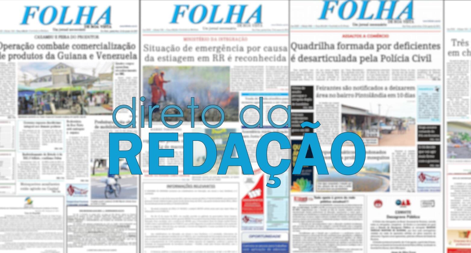 Em apenas um minuto, confira os destaques do jornal impresso de amanhã (9).