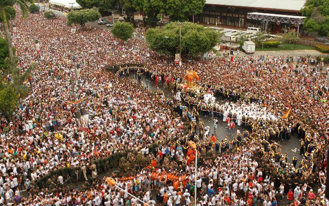 Círio de Nazaré em Belém (PA) movimenta o turismo religioso (Foto: Paratur)