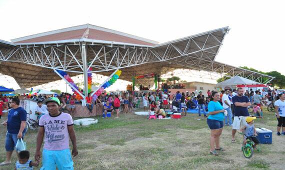 Tarde foi de muita descontração e atividades culturais para as crianças (Foto: Rodrigo Sales)