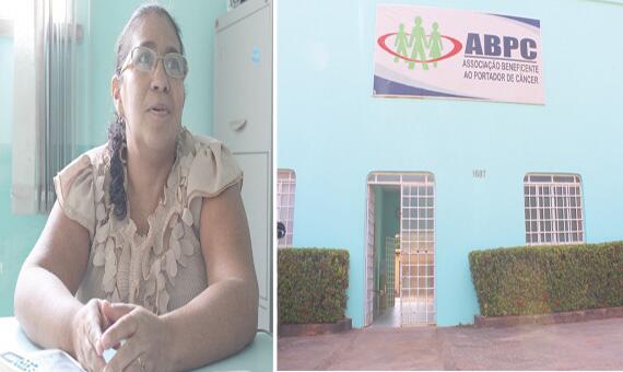 Francinete Alves fundou a Associação Beneficente ao Portador de Câncer (ABPC), localizada no bairro Tancredo Neves (Foto: Diane Sampaio)