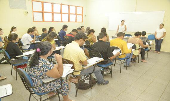 Provas também foram aplicadas no campus Boa Vista da Uerr (Foto: Secom-RR)