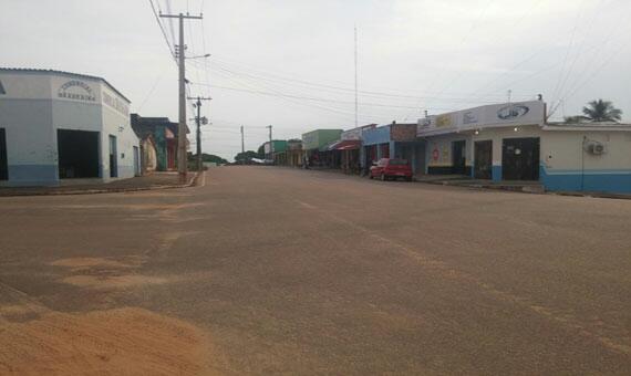 Lojas e supermercados são os principais alvos dos assaltantes em São Luiz do Anauá (Foto: Wenderson Nunes)