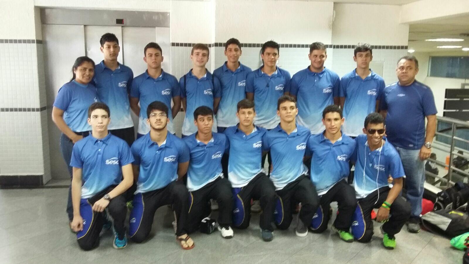 Equipe roraimense disputa uma vaga na final do 5º Campeonato Brasileiro de Handebol Escolar (Foto: Divulgação/Fedeer)