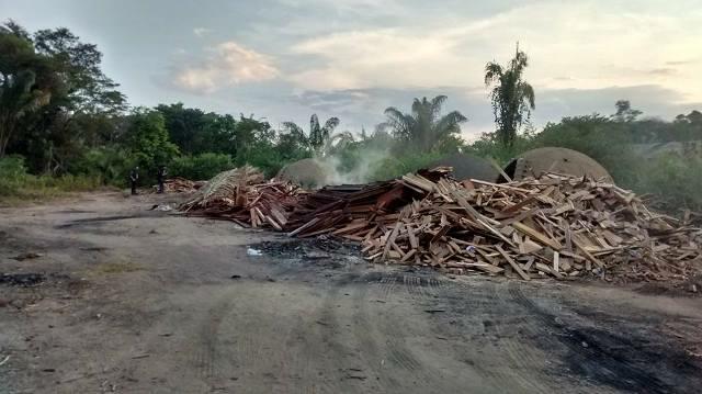 Foram fiscalizados olarias, empresas de extração de areia e carvoarias, todas aparentemente irregulares (Foto: Divulgação)